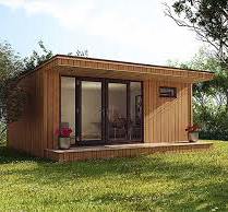 garden room in the day