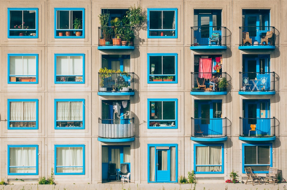 an apartment building